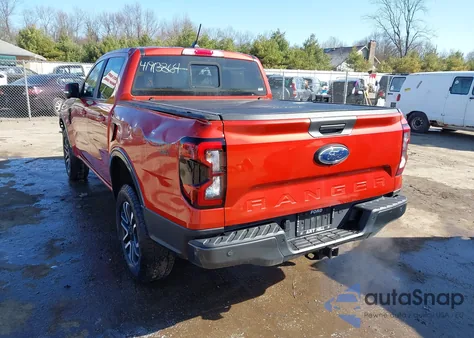 2024 Ford Ranger Lariat из США, поврежденный, VIN 1FTER4KH9RLE09180